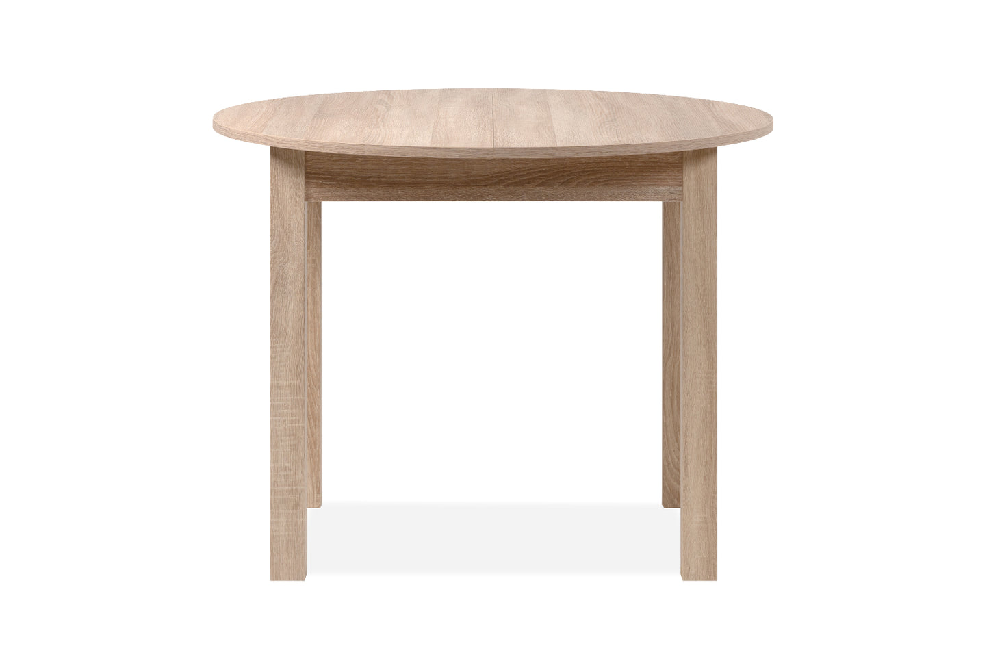 Finori Auszugtisch Coburg Rund Eiche-Sonoma/Weiß/Artisan-Oak B/H/T 100-140 x 76 x 100 cm