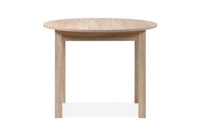 Finori Auszugtisch Coburg Rund Eiche-Sonoma/Weiß/Artisan-Oak B/H/T 100-140 x 76 x 100 cm