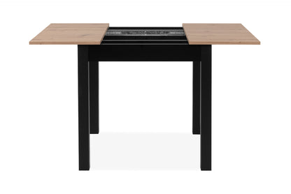 Finori Auszugtisch Coburg Eiche-Sonoma/Weiß/Artisan-Oak B/H/T 80-120 x 76 x 80 cm