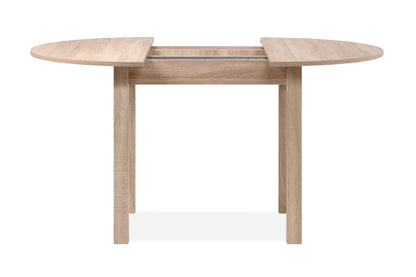 Finori Auszugtisch Coburg Rund Eiche-Sonoma/Weiß/Artisan-Oak B/H/T 100-140 x 76 x 100 cm