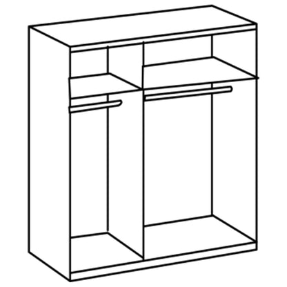 Drehtürenschrank Level 36A 3-türig B/H/T ca. 150 x 216 x 58 cm