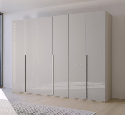 Drehtürenschrank Purisma Glasfronten inkl. Premium Zubehör B/H/T ca. 150/200/250/300 x 223 x 60 cm