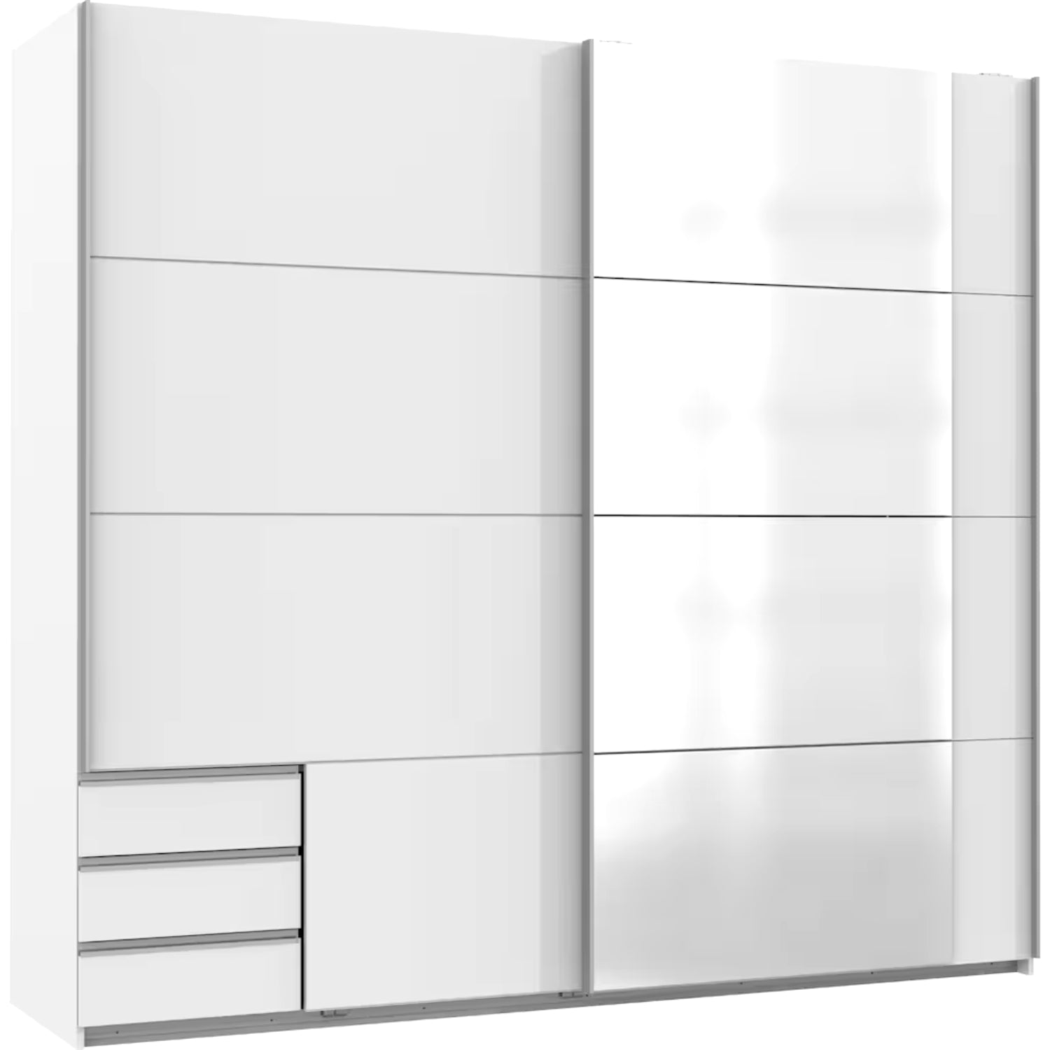 Wimex Emden Schwebetürenschrank mit Spiegel B/H/T 225 x 208 x 65 cm – Möbel  All Inclusive