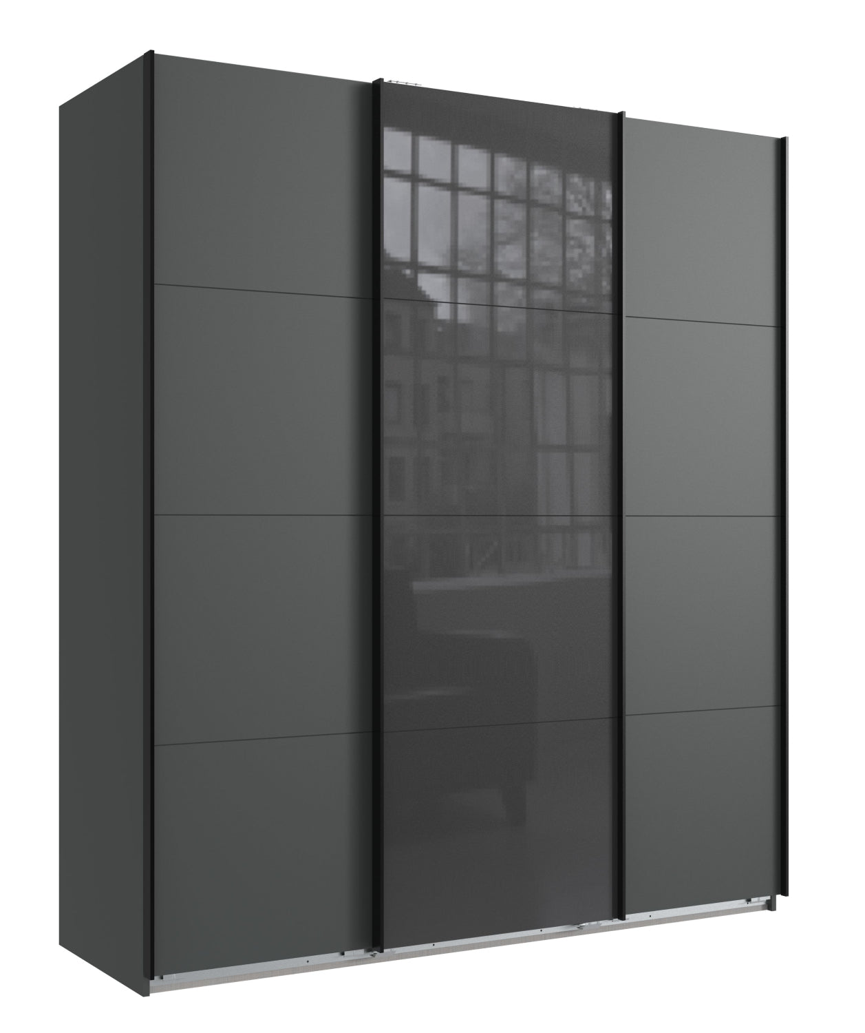 Schwebetürenschrank Norderstedt 3-türig B/H/T ca. 180 x 208 x 64 cm