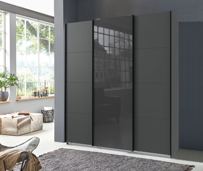 Schwebetürenschrank Norderstedt 3-türig B/H/T ca. 180 x 208 x 64 cm