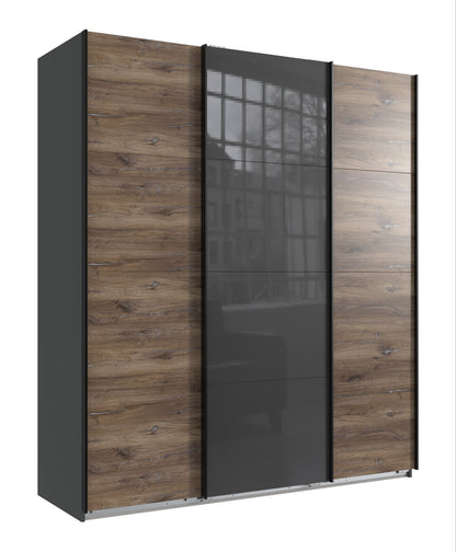 Schwebetürenschrank Norderstedt 3-türig B/H/T ca. 180 x 208 x 64 cm