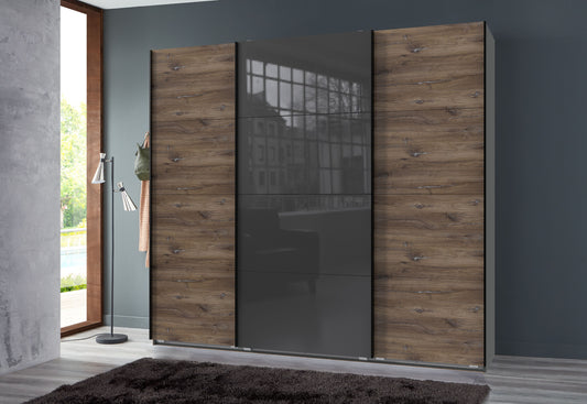 Schwebetürenschrank Norderstedt 3-türig B/H/T ca. 225 x 208 x 64 cm