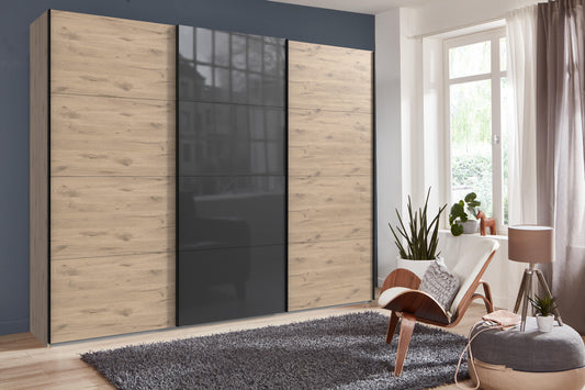 Schwebetürenschrank Norderstedt 3-türig B/H/T ca. 225 x 236 x 64 cm