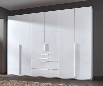 Drehtürenschrank Purisma Glasfronten inkl. Premium Zubehör B/H/T ca. 150/200/250/300 x 223 x 60 cm