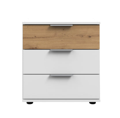 Wimex Nachtschrank Gibraltar mit 3 Schubladen B/H/T ca. 52 x 58 x 38 cm