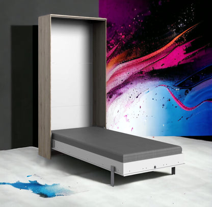 Wimex Klappbett Juist Vertikal ca. 90 cm x 200 cm (Aufstellmaß B/H/T ca. 102 x 213 x 43 cm)
