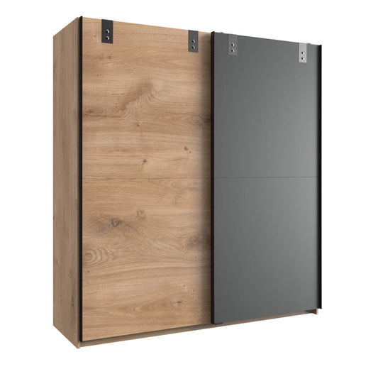 Schwebetürenschrank Liverpool 2-türig Jugendzimmer B/H/T ca. 180 x 198 x 65 cm