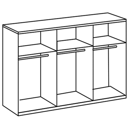 Schwebetürenschrank Amsterdam mit Spiegel B/H/T ca. 250/300 x 216 x 65 cm