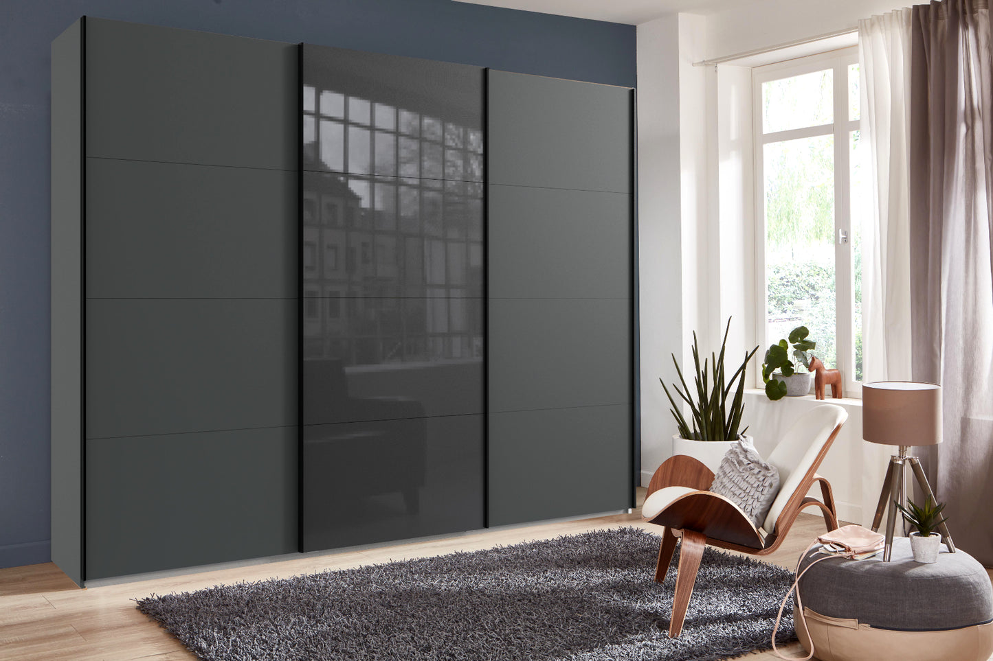 Schwebetürenschrank Norderstedt 3-türig B/H/T ca. 360 x 236 x 64 cm