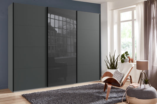 Schwebetürenschrank Norderstedt 3-türig B/H/T ca. 270 x 208 x 64 cm