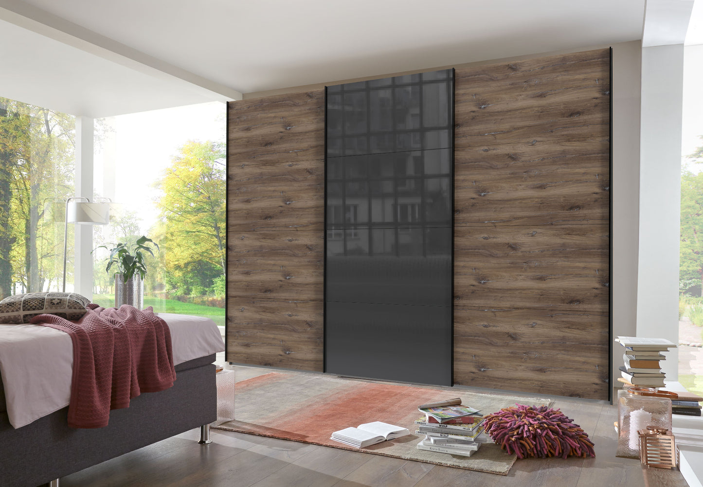 Schwebetürenschrank Norderstedt 3-türig B/H/T ca. 360 x 236 x 64 cm
