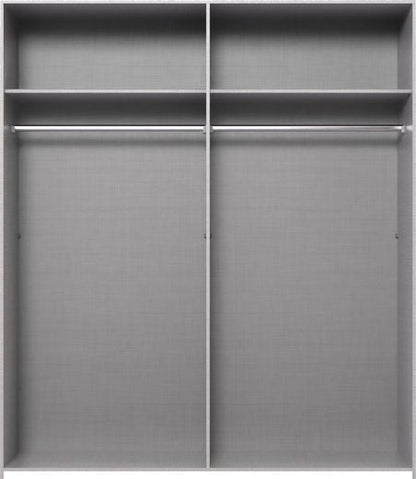 Drehtürenschrank Level 36A 4-türig mit 2 Spiegel B/H/T ca. 200 x 216 x 58 cm