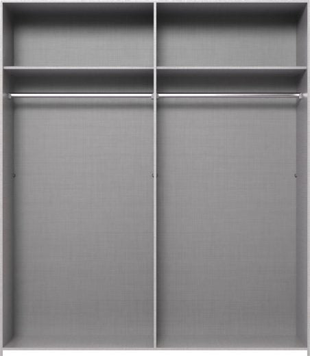 Drehtürenschrank Rimini Farbglas 4-türig B/H/T ca. 200 x 216 x 58 cm