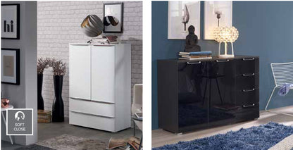 Rauch Aldono Deluxe Kombikommode mit Schubladen ca. B/H/T 160 x 81 x 42 cm