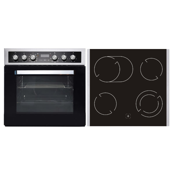 PKM Einbauherdset BIC8-2KBGKIX2 Breite 60 cm