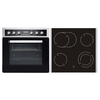 PKM Einbauherdset BIC8-2KBGKIX2 Breite 60 cm