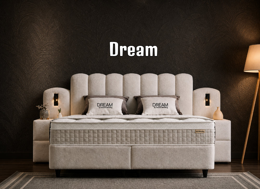 Boxspringbett Dream Beige - mit Bettkasten & Stauraum, inkl. Lieferung & Montage