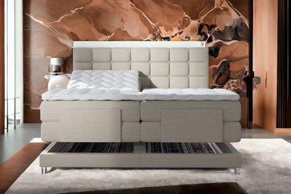 Boxspringbett Dubai elektrisch Breite 160-180 x 200 cm