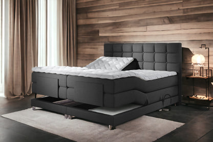 Boxspringbett Dubai elektrisch Breite 160-180 x 200 cm