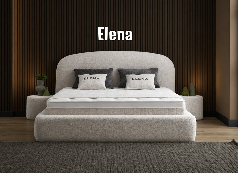 Boxspringbett Elena Cremweiß - mit Bettkasten & Stauraum, inkl. Lieferung & Montage