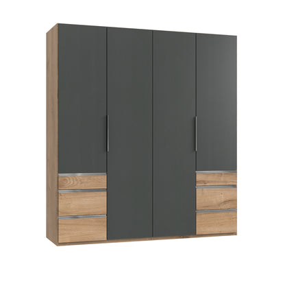 Drehtürenschrank Level 36A 4-türig mit 6 Schubladen B/H/T ca. 200 x 216 x 58 cm