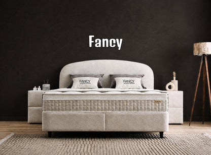 Boxspringbett Fancy Beige - mit Bettkasten & Stauraum, inkl. Lieferung & Montage