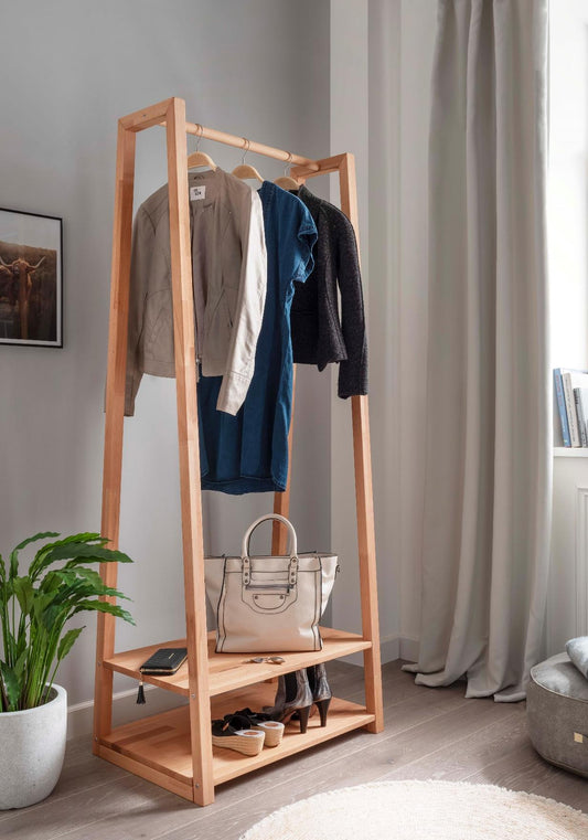 TPT Bern Garderobe Kernbuche/ Eiche massiv mit/ohne Schubladen