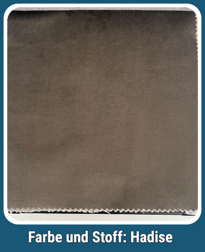 Boxspringbett Hadise Grau mit Bettkasten Breite 160-180 x 200 cm