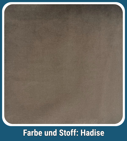Boxspringbett Hadise Grau mit Bettkasten Breite 160-180 x 200 cm