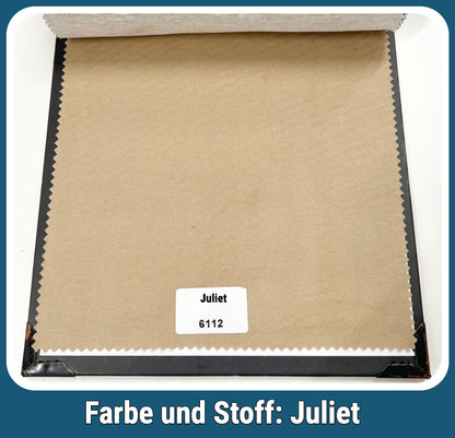 Boxspringbett Juliet Beige mit Bettkasten Breite 90 x 200 cm