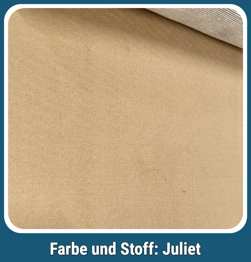 Boxspringbett Juliet Beige mit Bettkasten Breite 90 x 200 cm