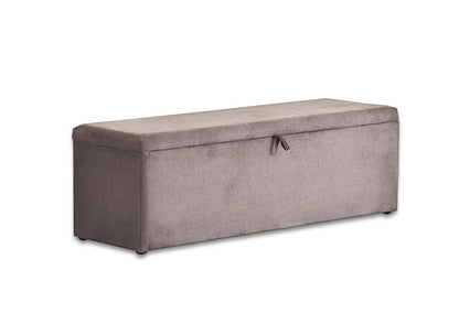 Boxspringbett Mia Dunkelgrau mit Bettkasten Breite 90-180 x 200 cm