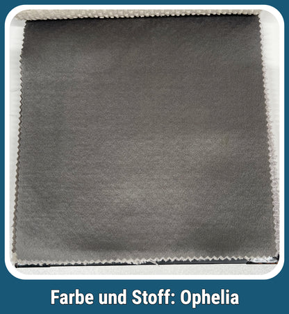 Boxspringbett Ophelia Grau mit Bettkasten Breite 160-180 x 200 cm