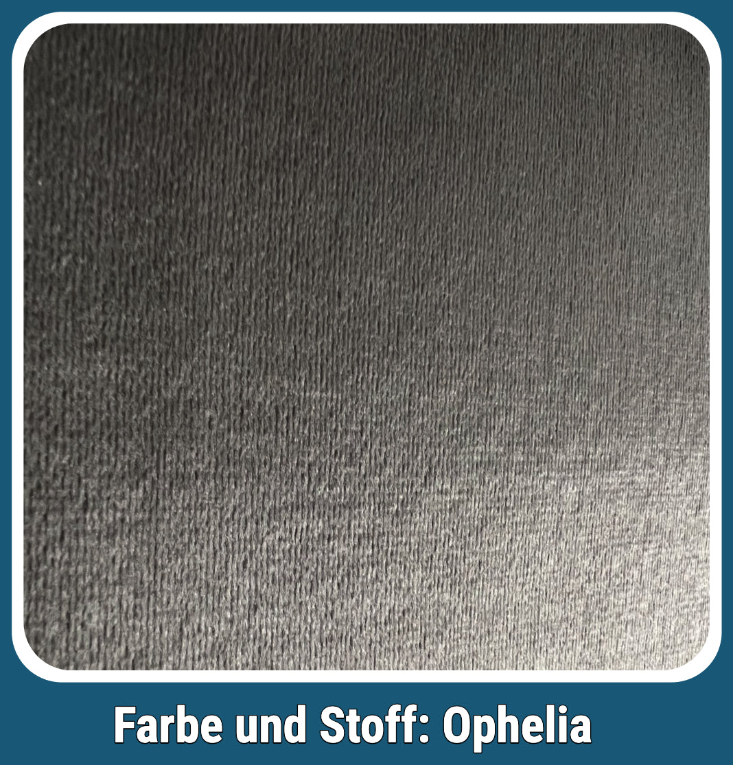 Boxspringbett Ophelia Grau mit Bettkasten Breite 160-180 x 200 cm