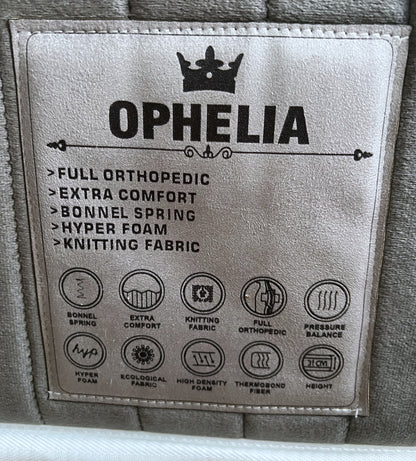 Boxspringbett Ophelia Grau mit Bettkasten Breite 160-180 x 200 cm