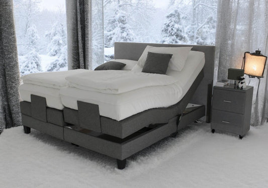 Boxspringbett KS Voyage E, Elektrisches Komfortbett mit Motor, inkl. Lieferung und Montage