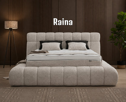 Boxspringbett Raina Beige - mit Bettkasten & Stauraum, inkl. Lieferung & Montage