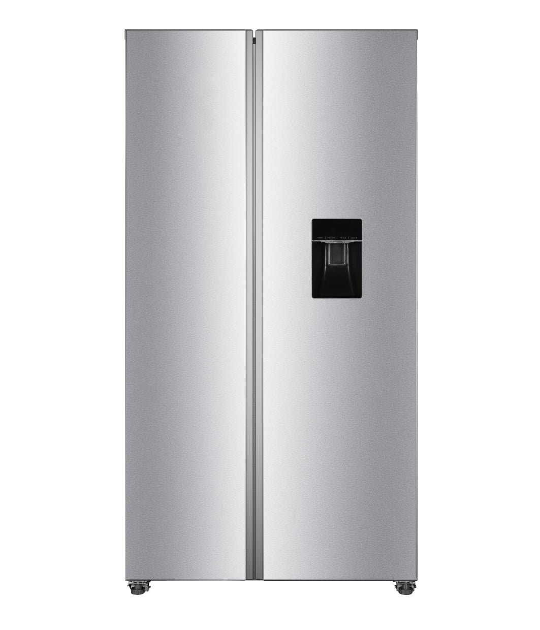 PKM Side-by-Side Kühl-Gefrierkombination inkl. Wasserspender SBS288-151EIXWD, Inox Design, Höhe 177 cm NoFrost