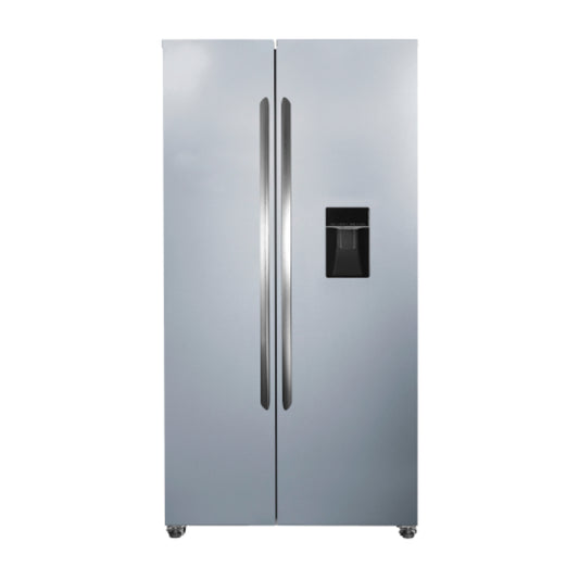 PKM Side-by-Side Kühl-Gefrierkombination inkl. Wasserspender mit Wassertank SBS450NFDWDEIX Höhe 177 cm NoFrost