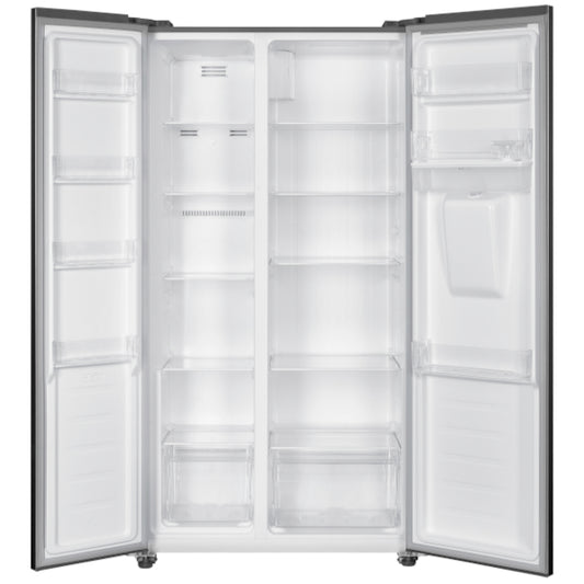 PKM Side-by-Side Kühl-Gefrierkombination inkl. Wasserspender mit Wassertank SBS450NFDWDEIX Höhe 177 cm NoFrost