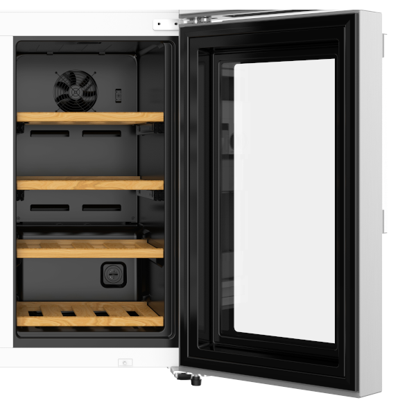 Wolkenstein Cross Door Kühl-Gefrierkombination mit Weinabteilung WCD595EWTSNF Höhe 182 cm NoFrost