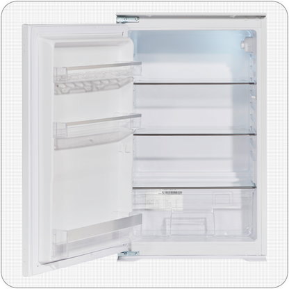 Wolkenstein Einbaukühlschrank WKS135.0 EB, weiß, Höhe 88 cm