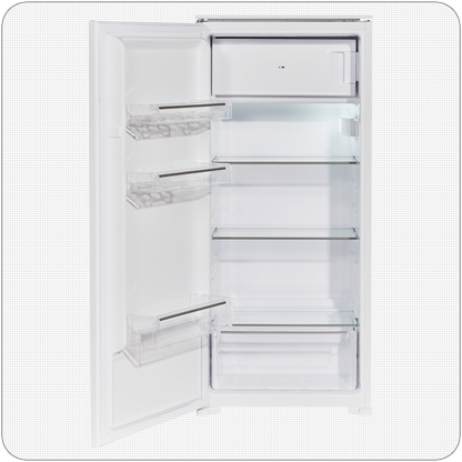 Wolkenstein Einbaukühlschrank mit Gefrierfach WKS190.4 EB, Weiß, Höhe 122 cm