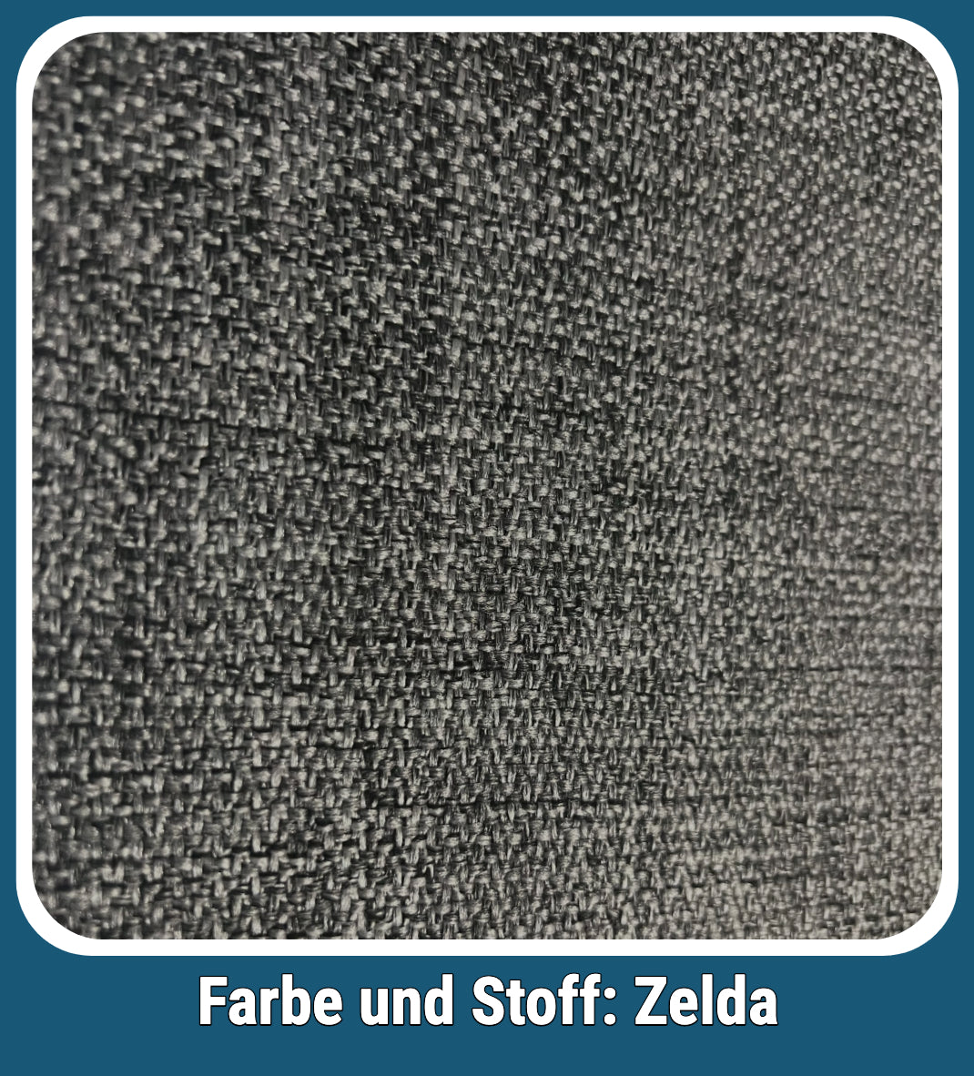 Boxspringbett Zelda Grau/Anthrazit mit Bettkasten Breite 90-180 x 200 cm