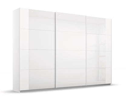 Schwebetürenschrank Artemis 3-türig Farbglastüren B/H/T 270 x 210 x 62 cm